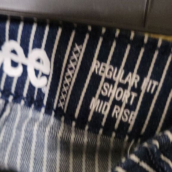 Women's Lee Railroad Stripe Midrise Shorts 16M NWT - Picture 6 of 7